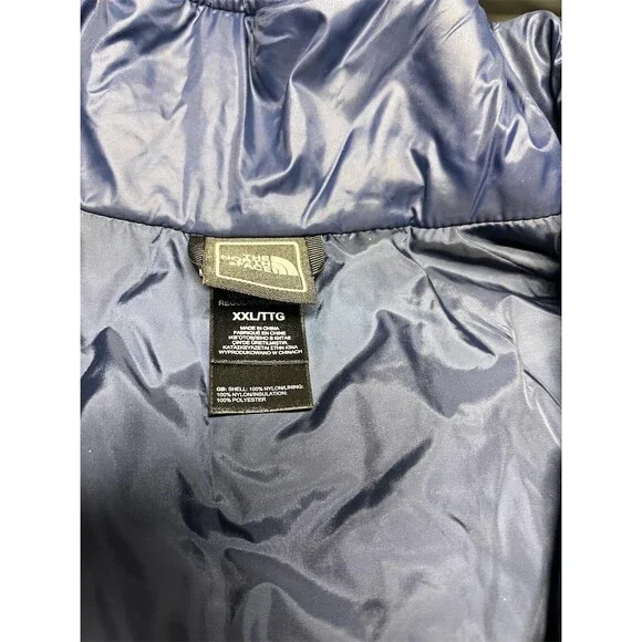 The North Face 3-in-1 Hooded Jacket Mens 2XL Blue Waterproof Full Zip